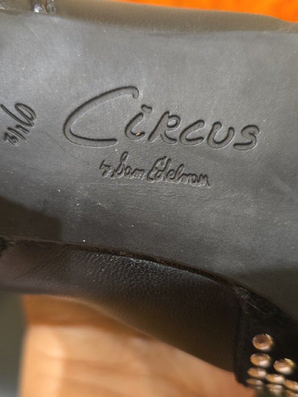 Circus by Sam Edelman Black Pointed-Toe Yolanda Metal Studded Western Booties - Picture 2 of 12